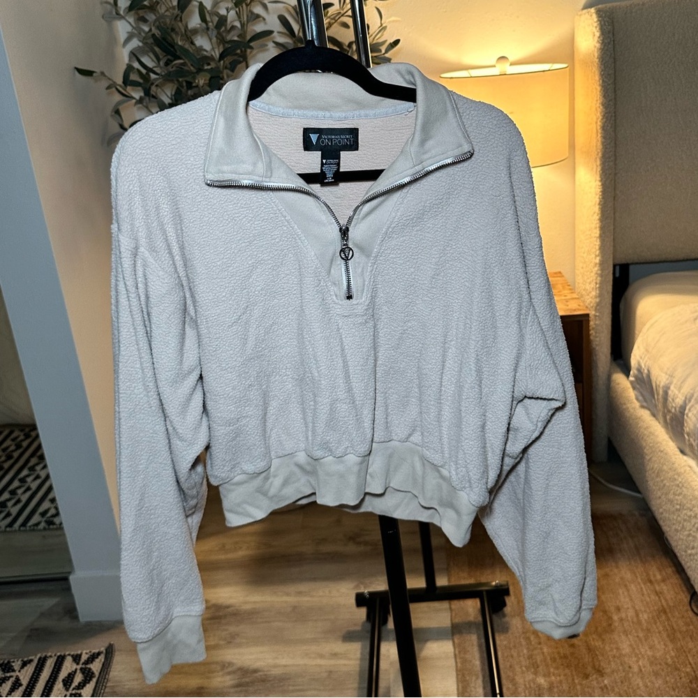 Victoria’s Secret On Point Fuzzy Quarter Zip